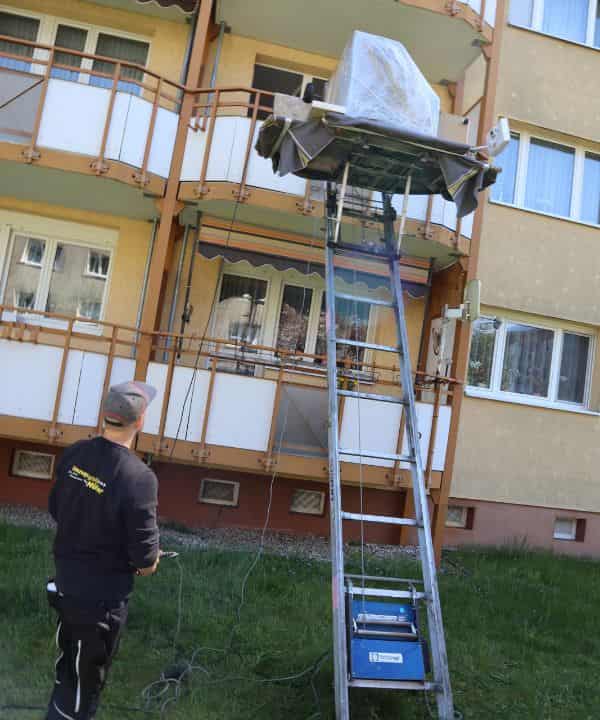 Seniorenumzug mit Möbellift in Mülheim an der Ruhr